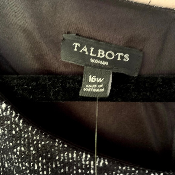 NWT!! Talbots Black dress - Picture 4 of 6
